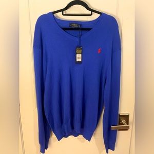 Polo V-Neck Sweater